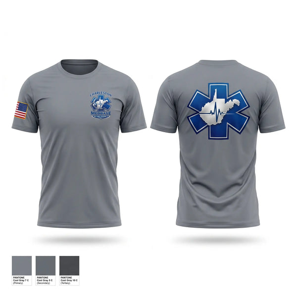Short Sleeve Performance Shirt, Charleston MEDBASE, EMS/EMT, Teamtime, Team time, sublimation, custom sports apparel, team uniforms, spirit wear, spiritwear, sports uniforms, custom shirts, team store, custom team store, fundraiser sports, apparel fundraiser