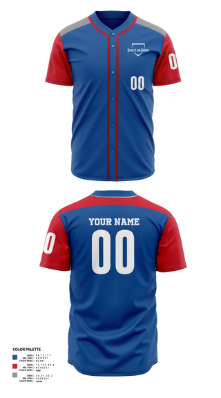 Full Button Baseball Jersey, Dugouts and Dingers, Baseball, Teamtime, Team time, sublimation, custom sports apparel, team uniforms, spirit wear, spiritwear, sports uniforms, custom shirts, team store, custom team store, fundraiser sports, apparel fundraiser