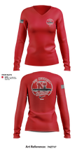 USS Nebraska 45293646 Women's Long Sleeve V-neck Shirt - 11
