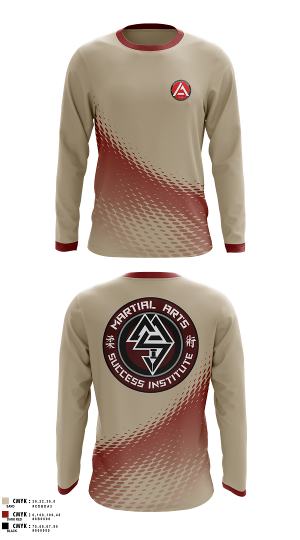 Long Sleeve Performance Shirt, Gracie JiuJitsu Athens, , Teamtime, Team time, sublimation, custom sports apparel, team uniforms, spirit wear, spiritwear, sports uniforms, custom shirts, team store, custom team store, fundraiser sports, apparel fundraiser