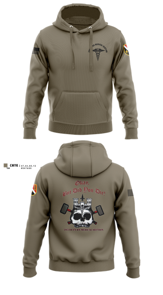 Hoodie, 205th HHC MEDICAL SECTION, , Teamtime, Team time, sublimation, custom sports apparel, team uniforms, spirit wear, spiritwear, sports uniforms, custom shirts, team store, custom team store, fundraiser sports, apparel fundraiser