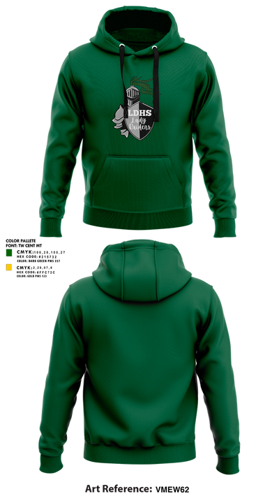 Laurens District 55 Soccer 31021068 Hoodie - 2
