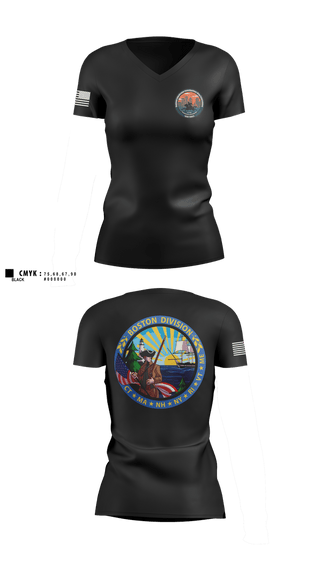 Womens Short Sleeve Vneck Shirt, Postal Inspectors, Police, Teamtime, Team time, sublimation, custom sports apparel, team uniforms, spirit wear, spiritwear, sports uniforms, custom shirts, team store, custom team store, fundraiser sports, apparel fundraiser