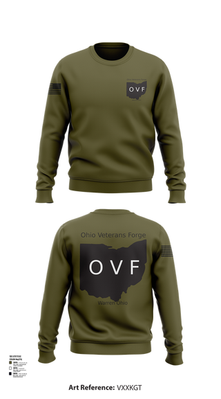 Crew Neck Sweatshirt, ohio veterans forge, , Teamtime, Team time, sublimation, custom sports apparel, team uniforms, spirit wear, spiritwear, sports uniforms, custom shirts, team store, custom team store, fundraiser sports, apparel fundraiser