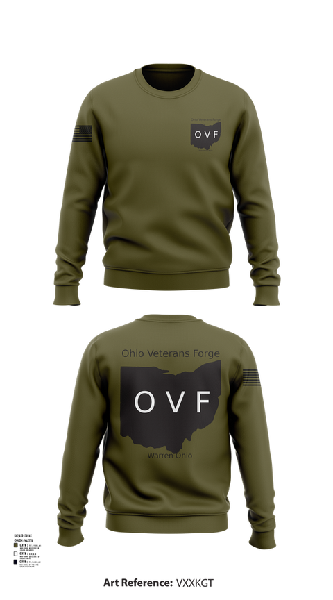 Crew Neck Sweatshirt, ohio veterans forge, , Teamtime, Team time, sublimation, custom sports apparel, team uniforms, spirit wear, spiritwear, sports uniforms, custom shirts, team store, custom team store, fundraiser sports, apparel fundraiser
