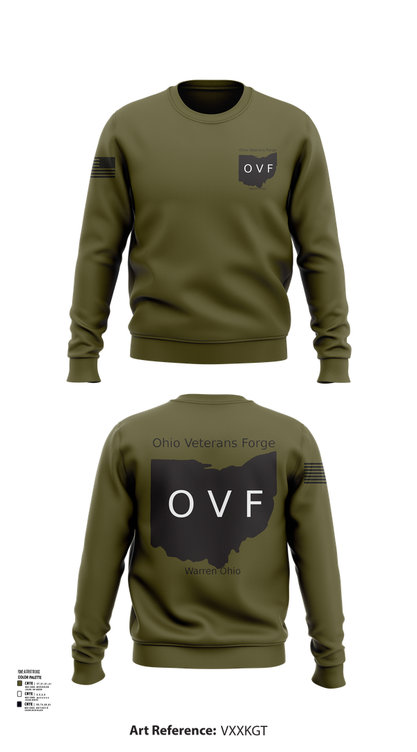 Crew Neck Sweatshirt, ohio veterans forge, , Teamtime, Team time, sublimation, custom sports apparel, team uniforms, spirit wear, spiritwear, sports uniforms, custom shirts, team store, custom team store, fundraiser sports, apparel fundraiser