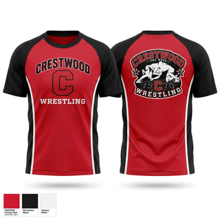 Short Sleeve Performance Shirt, CRESTWOOD comets, Wrestling, Teamtime, Team time, sublimation, custom sports apparel, team uniforms, spirit wear, spiritwear, sports uniforms, custom shirts, team store, custom team store, fundraiser sports, apparel fundraiser