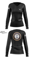 1099th TD 11373724 Women's Long Sleeve V-neck Shirt - 11