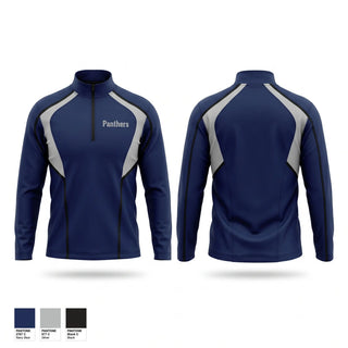 Quarter Zip Jacket, Panthers, Men's Basketball, Teamtime, Team time, sublimation, custom sports apparel, team uniforms, spirit wear, spiritwear, sports uniforms, custom shirts, team store, custom team store, fundraiser sports, apparel fundraiser
