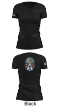 Indy Radio Platoon 10234991 Women's Short Sleeve V-neck Shirt - 28