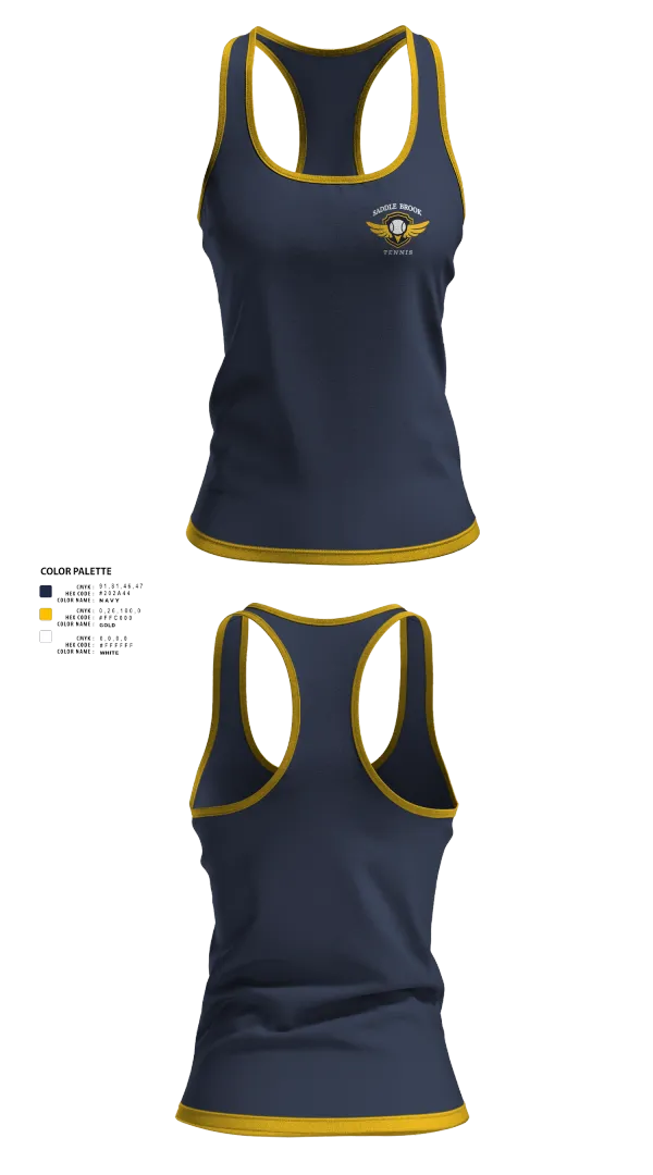 Womens Track Singlet, Saddle Brook Tennis, Tennis, Teamtime, Team time, sublimation, custom sports apparel, team uniforms, spirit wear, spiritwear, sports uniforms, custom shirts, team store, custom team store, fundraiser sports, apparel fundraiser