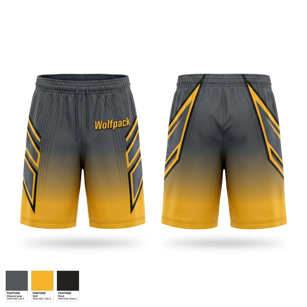 Athletic Shorts With Pockets, Wolfpack, Softball, Teamtime, Team time, sublimation, custom sports apparel, team uniforms, spirit wear, spiritwear, sports uniforms, custom shirts, team store, custom team store, fundraiser sports, apparel fundraiser