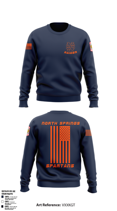 Spartans 7084698 Crew Neck Sweatshirt - 1