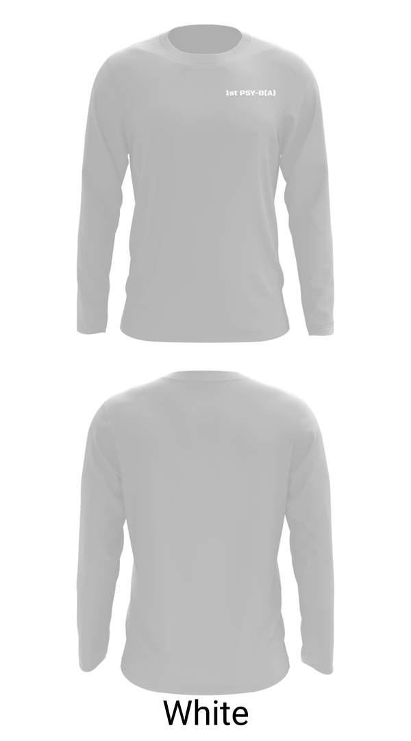 Long Sleeve Performance Shirt, 1st PSY-B(A), Army, Teamtime, Team time, sublimation, custom sports apparel, team uniforms, spirit wear, spiritwear, sports uniforms, custom shirts, team store, custom team store, fundraiser sports, apparel fundraiser