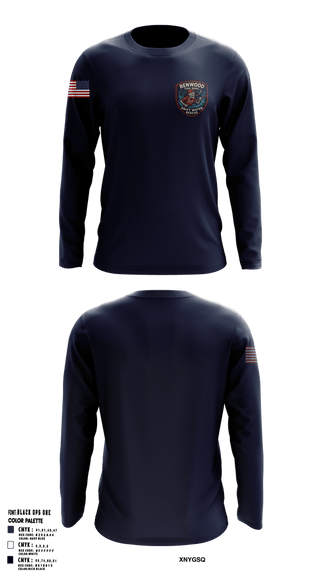 Long Sleeve Performance Shirt, Benwood Fire, Fire Department, Teamtime, Team time, sublimation, custom sports apparel, team uniforms, spirit wear, spiritwear, sports uniforms, custom shirts, team store, custom team store, fundraiser sports, apparel fundraiser