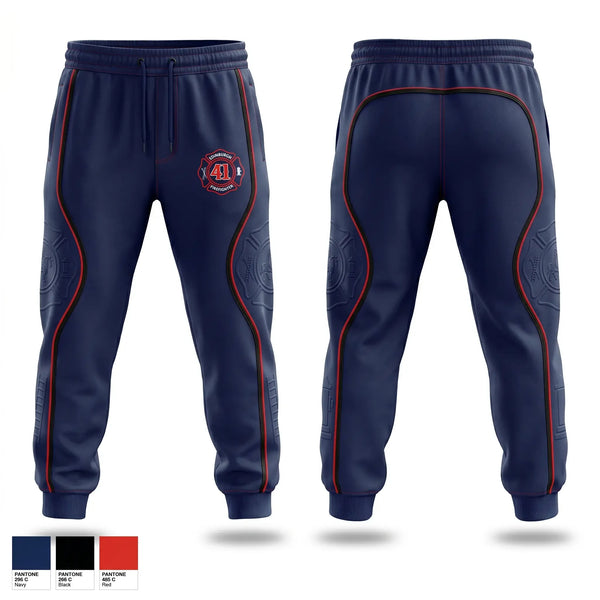 Sweatpants, Edinburgh Fire & Rescue, Fire Department, Teamtime, Team time, sublimation, custom sports apparel, team uniforms, spirit wear, spiritwear, sports uniforms, custom shirts, team store, custom team store, fundraiser sports, apparel fundraiser