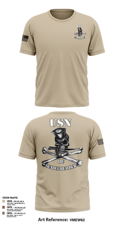 NMCB-25 17597723 Old School Cotton Feel Shirt - 1
