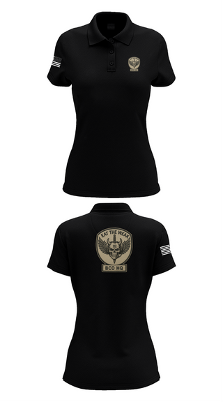 Womens Short Sleeve Performance Polo, 112th Signal Battalion Bravo Company, , Teamtime, Team time, sublimation, custom sports apparel, team uniforms, spirit wear, spiritwear, sports uniforms, custom shirts, team store, custom team store, fundraiser sports, apparel fundraiser