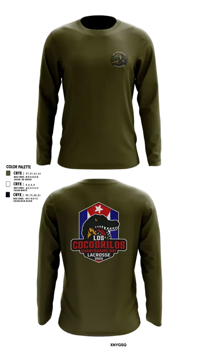 Los Cocodrilos 14023628 Long Sleeve Performance Shirt 2