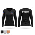 Sahara Global Security Women's Long Sleeve V-neck Shirt - 1