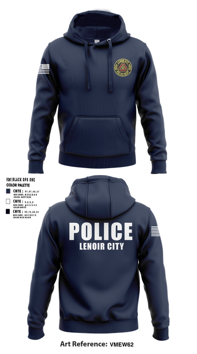 Lenoir City Police Department 11946827 Hoodie - 1