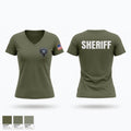 Sheriff Deputy Women's Short Sleeve V-neck Shirt - 1