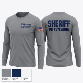Long Sleeve Performance Shirt, Pittsylvania County Sheriff's Office Hostage Negotiations, Police, Teamtime, Team time, sublimation, custom sports apparel, team uniforms, spirit wear, spiritwear, sports uniforms, custom shirts, team store, custom team store, fundraiser sports, apparel fundraiser