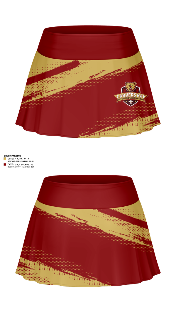 Skort, Carvers Bay Cheer, Cheer, Teamtime, Team time, sublimation, custom sports apparel, team uniforms, spirit wear, spiritwear, sports uniforms, custom shirts, team store, custom team store, fundraiser sports, apparel fundraiser