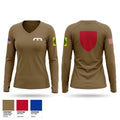 344th MP Co. Women's Long Sleeve V-neck Shirt - 1