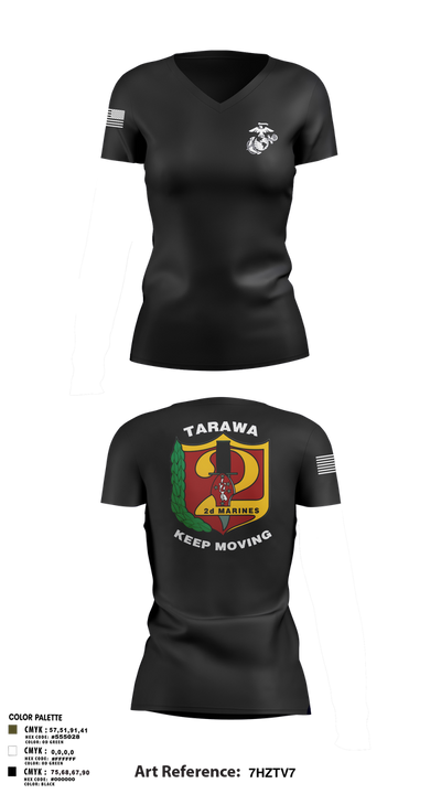 2d Reg 53277389 Women's Short Sleeve V-neck Shirt - 3