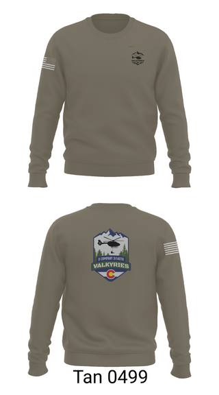 Crew Neck Sweatshirt, D Co 3-140th AVN, National Guard, Teamtime, Team time, sublimation, custom sports apparel, team uniforms, spirit wear, spiritwear, sports uniforms, custom shirts, team store, custom team store, fundraiser sports, apparel fundraiser