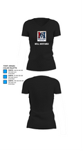 Mull Mustangs 47908731 Women's Short Sleeve V-neck Shirt - 37