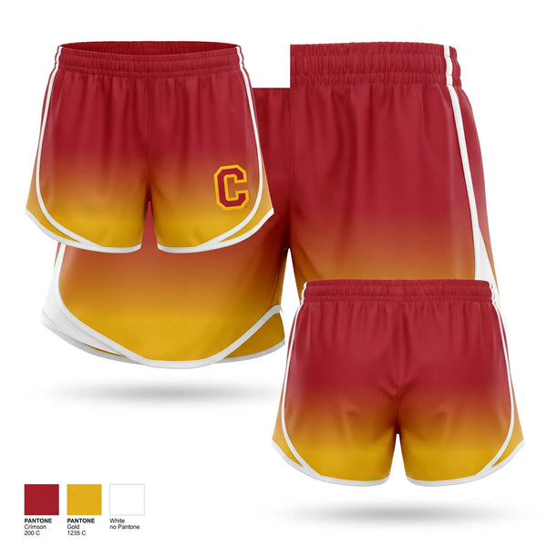 Womens Shorts, Chaminade Flyers, Spirit Store, Teamtime, Team time, sublimation, custom sports apparel, team uniforms, spirit wear, spiritwear, sports uniforms, custom shirts, team store, custom team store, fundraiser sports, apparel fundraiser
