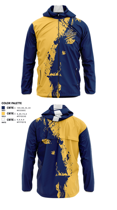Lady wolverines 18978439 Windbreaker - 1