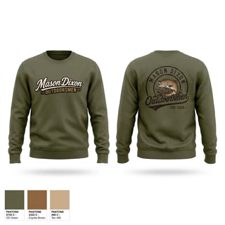 Crew Neck Sweatshirt, Mason Dixon Outdoorsmen, Spirit Store, Teamtime, Team time, sublimation, custom sports apparel, team uniforms, spirit wear, spiritwear, sports uniforms, custom shirts, team store, custom team store, fundraiser sports, apparel fundraiser