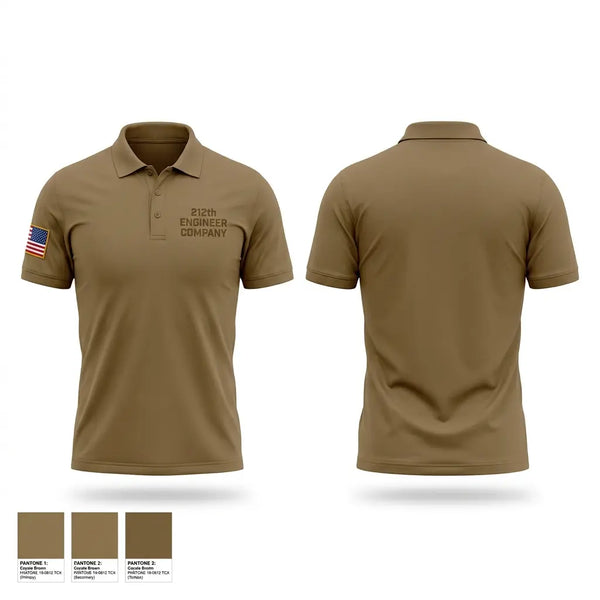 Short Sleeve Performance Polo, 212th ENGINEER COMPANY, National Guard, Teamtime, Team time, sublimation, custom sports apparel, team uniforms, spirit wear, spiritwear, sports uniforms, custom shirts, team store, custom team store, fundraiser sports, apparel fundraiser