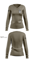 76th IBCT 84718012 Women's Long Sleeve V-neck Shirt - 2