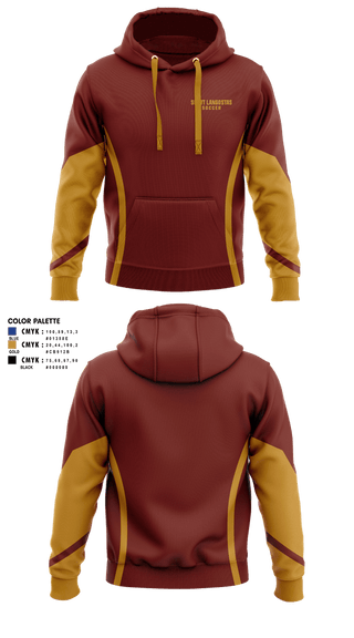 Hoodie, Sport LangostasBLUE MACAW, Men's Soccer, Teamtime, Team time, sublimation, custom sports apparel, team uniforms, spirit wear, spiritwear, sports uniforms, custom shirts, team store, custom team store, fundraiser sports, apparel fundraiser