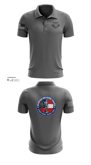 Short Sleeve Performance Polo, Armis SPRC, National Guard, Teamtime, Team time, sublimation, custom sports apparel, team uniforms, spirit wear, spiritwear, sports uniforms, custom shirts, team store, custom team store, fundraiser sports, apparel fundraiser