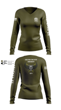 GCSO K9 Women's Long Sleeve V-neck Shirt - 101