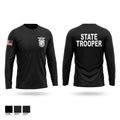 North Carolina highway patrol Long Sleeve Performance Shirt - 1