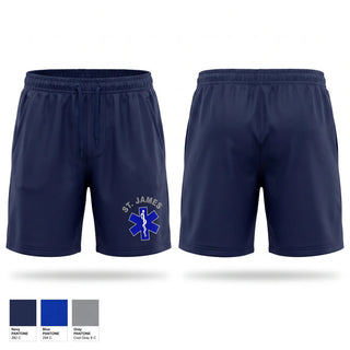Athletic Shorts With Pockets, St. James EMS, EMS/EMT, Teamtime, Team time, sublimation, custom sports apparel, team uniforms, spirit wear, spiritwear, sports uniforms, custom shirts, team store, custom team store, fundraiser sports, apparel fundraiser