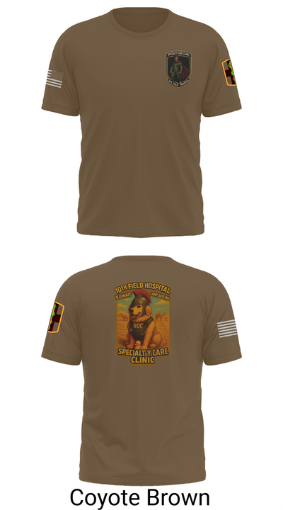 SCC 10th Field Hospital 86139824 Short Sleeve Performance Shirt - 16