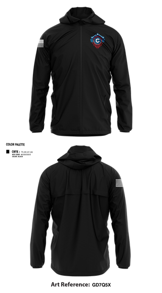 Windbreaker, CenTex Safety Solutions, LLC, Police, Teamtime, Team time, sublimation, custom sports apparel, team uniforms, spirit wear, spiritwear, sports uniforms, custom shirts, team store, custom team store, fundraiser sports, apparel fundraiser