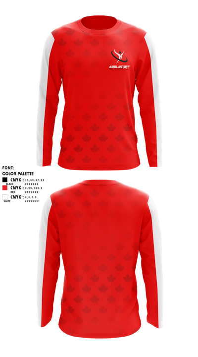 Airblastoff Lions 14236654 Long Sleeve Performance Shirt 8