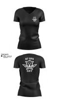 Special reaction team 66820771 Women's Short Sleeve V-neck Shirt - 44