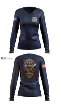 Cottonwood Cowboys Women's Long Sleeve V-neck Shirt - 3