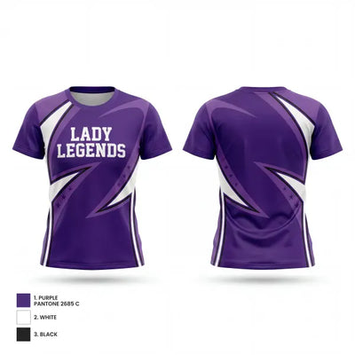 Lady Legends 831639 Soft Poly Tee Cotton Like Feel - 1