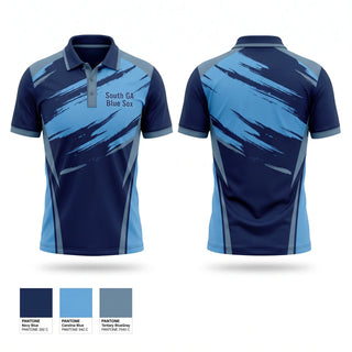 Short Sleeve Performance Polo, South GA Blue Sox, Baseball, Teamtime, Team time, sublimation, custom sports apparel, team uniforms, spirit wear, spiritwear, sports uniforms, custom shirts, team store, custom team store, fundraiser sports, apparel fundraiser