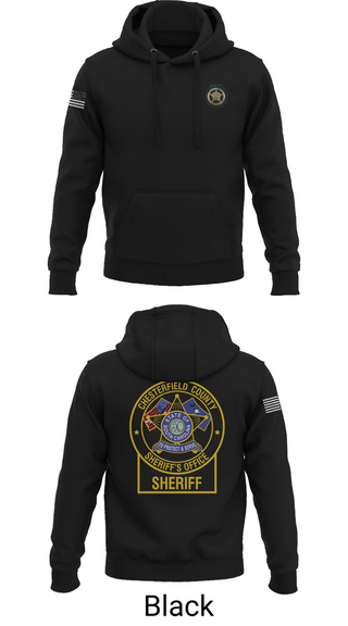 Hoodie, Chesterfield County Sheriff’s Office, Police, Teamtime, Team time, sublimation, custom sports apparel, team uniforms, spirit wear, spiritwear, sports uniforms, custom shirts, team store, custom team store, fundraiser sports, apparel fundraiser